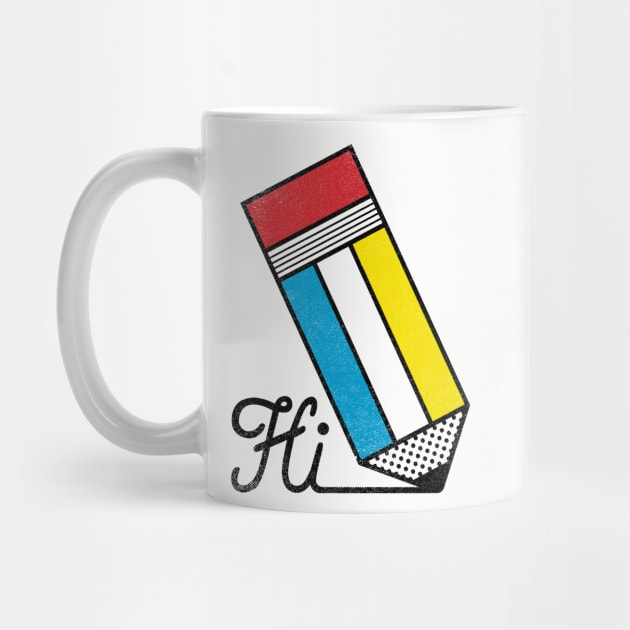 Mondrian Greeting #2 by BeanePod